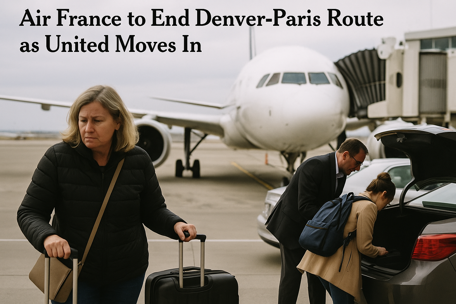 Air France to End Denver-Paris Route as United Moves In