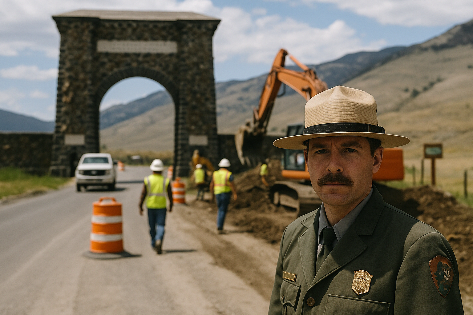NPS Clears North Entrance Road Rebuild in Yellowstone